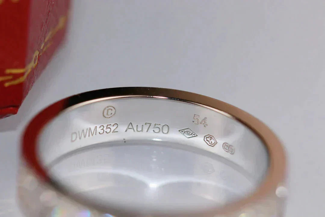 [Echo Fine ]LOVE RING 3.6MM DIAMOND PAVED