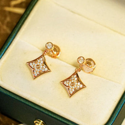 [Echo Fine ]STAR DIAMONDS EARRINGS GOLD