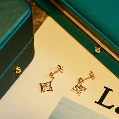 [Echo Fine ]STAR DIAMONDS EARRINGS GOLD