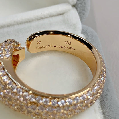 [Echo Fine ]PANTHERE PINK GOLD DIAMOND RING