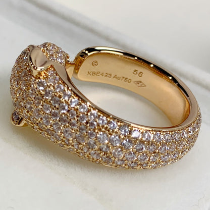 [Echo Fine ]PANTHERE PINK GOLD DIAMOND RING