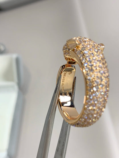[Echo Fine ]PANTHERE PINK GOLD DIAMOND RING