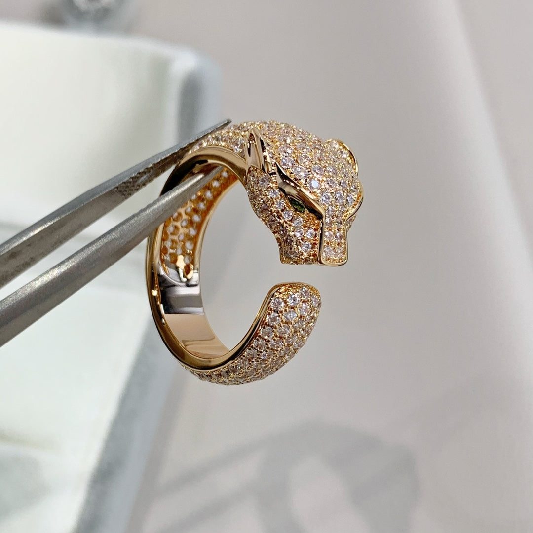 [Echo Fine ]PANTHERE PINK GOLD DIAMOND RING