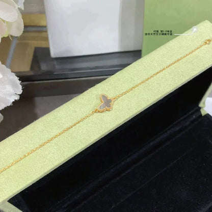 [Echo Fine ]BUTTERFLY DARK MOP BUTTERFLY BRACELET