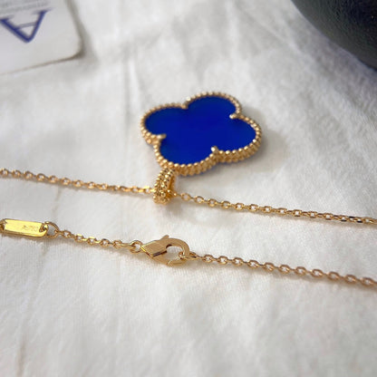 [Echo Fine ]CLOVER 25MM NECKLACE TURQUOISE ROSE GOLD