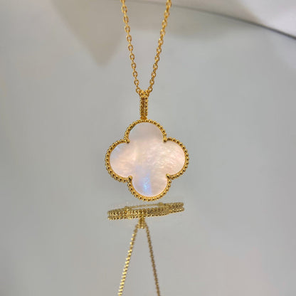 [Echo Fine ]CLOVER 25MM MOP LARGE PENDANT NECKLACE