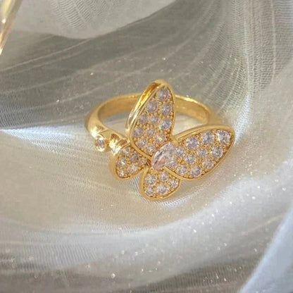 [Echo Fine ]BUTTERFLY DIAMOND RING