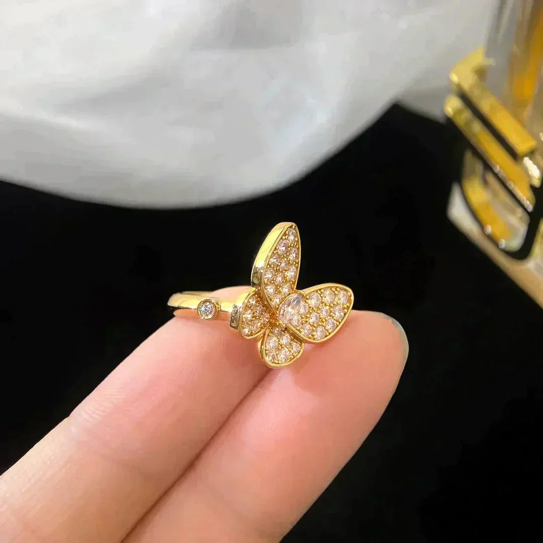 [Echo Fine ]BUTTERFLY DIAMOND RING