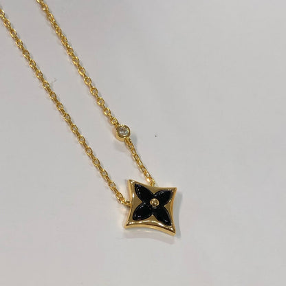 [Echo Fine ]STAR BLACK MOP NECKLACE