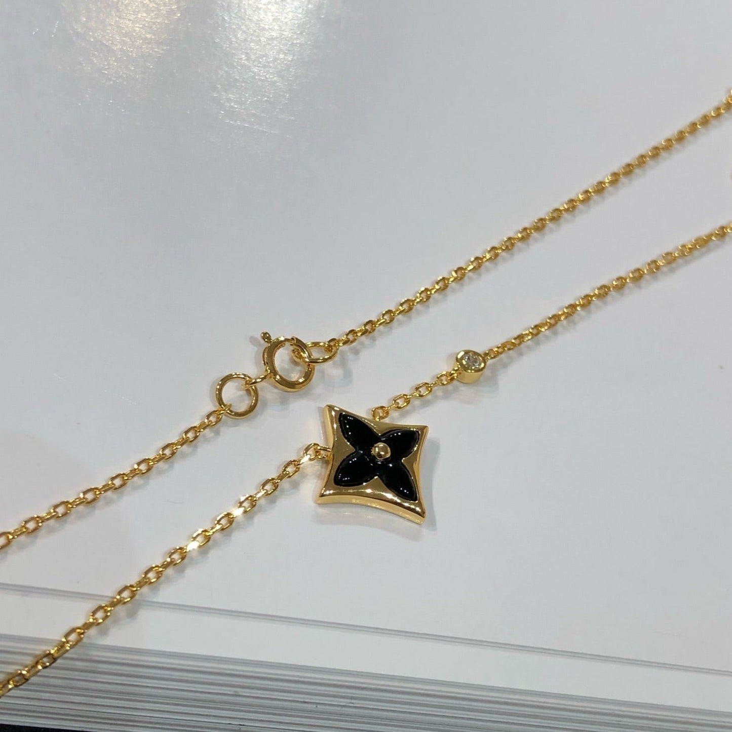 [Echo Fine ]STAR BLACK MOP NECKLACE