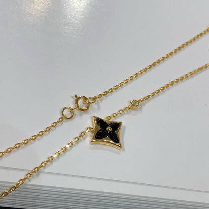 [Echo Fine ]STAR BLACK MOP NECKLACE