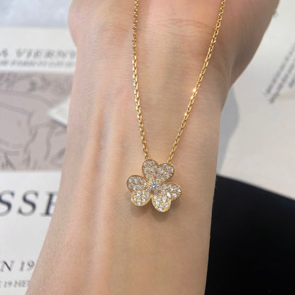 [Echo Fine ]FLOWER DIAMOND NECKLACE