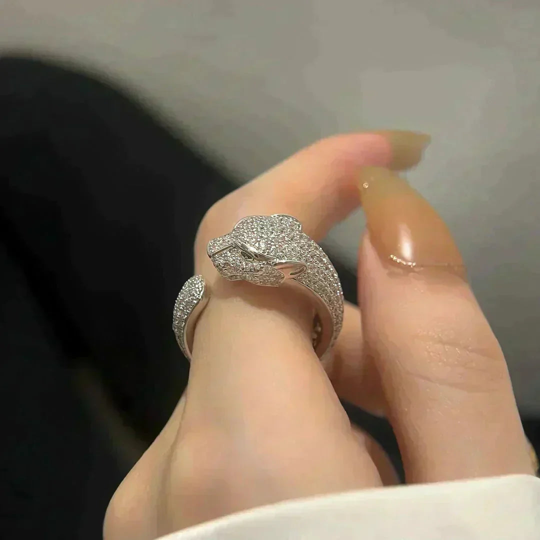 [Echo Fine ]PANTHERE 5.5MM ALL DIAMOND RING