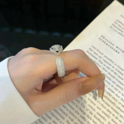 [Echo Fine ]PANTHERE 5.5MM ALL DIAMOND RING