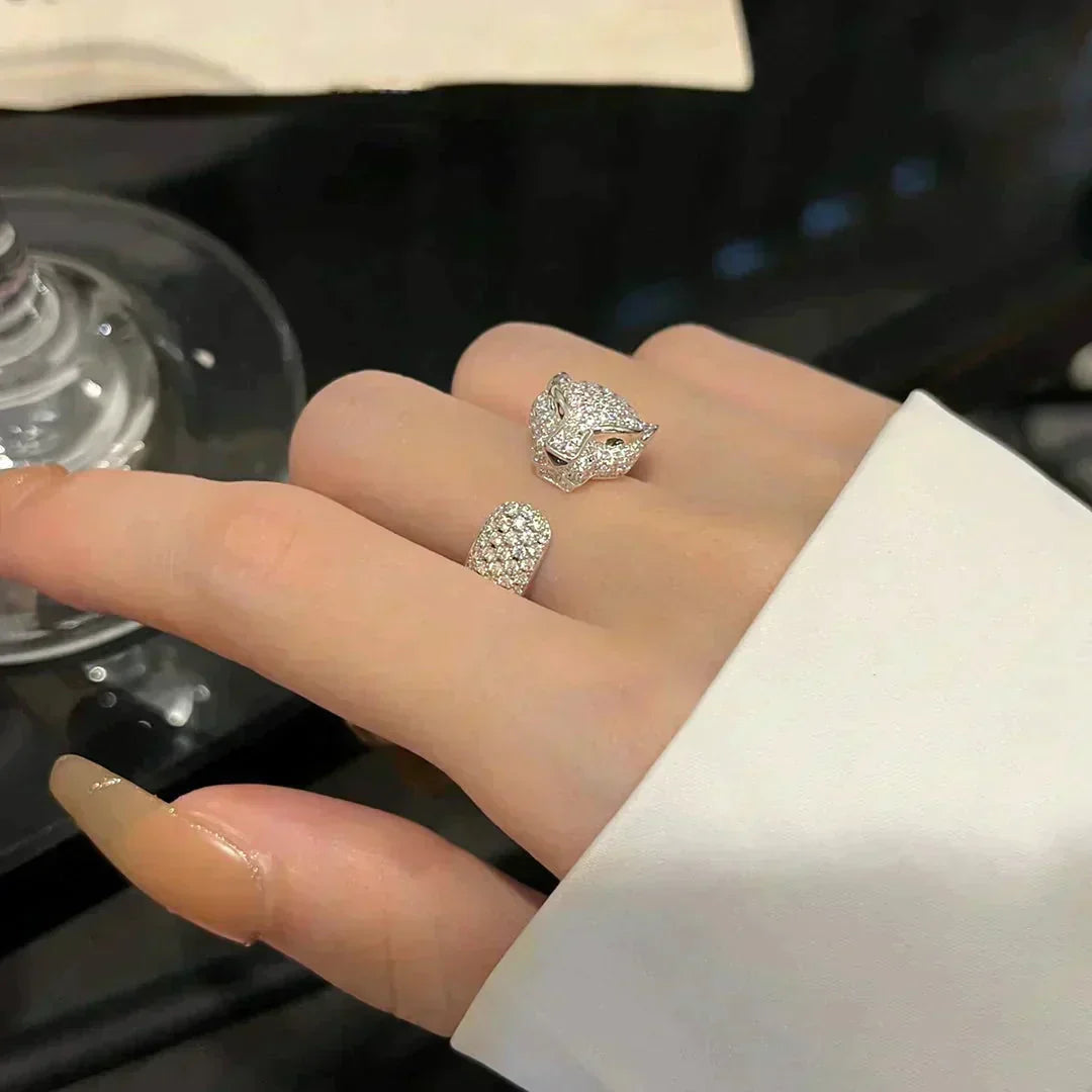 [Echo Fine ]PANTHERE 5.5MM ALL DIAMOND RING