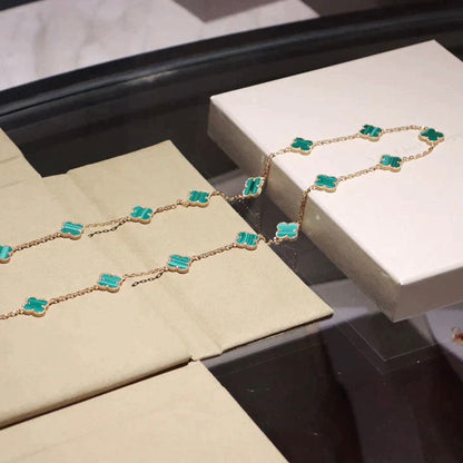 [Echo Fine ]CLOVER 20 MOTIFS MALACHITE GOLD