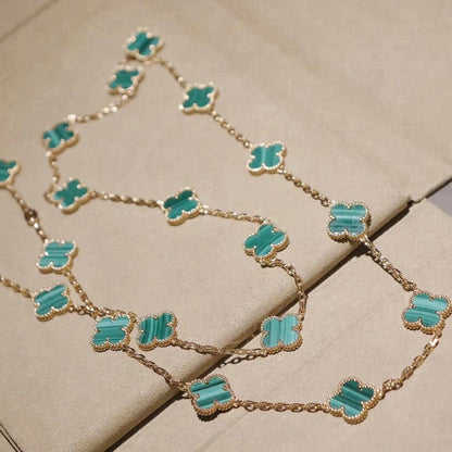 [Echo Fine ]CLOVER 20 MOTIFS MALACHITE GOLD