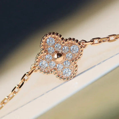 [Echo Fine ]CLOVER 20 MOTIFS LASER DIAMOND NECKLACE