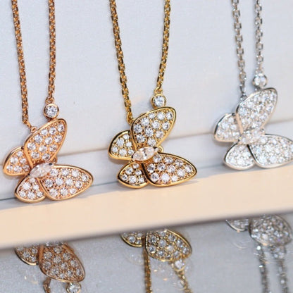 [Echo Fine ]BUTTERFLY DIAMOND NECKLACE