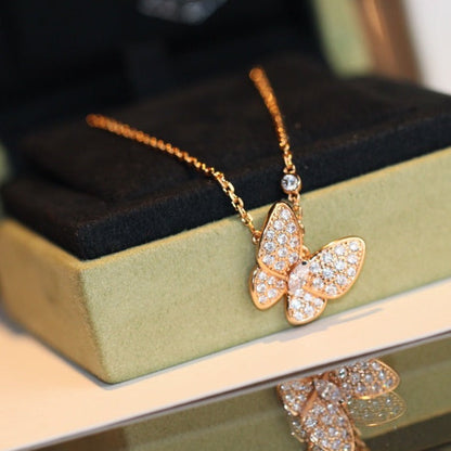 [Echo Fine ]BUTTERFLY DIAMOND NECKLACE