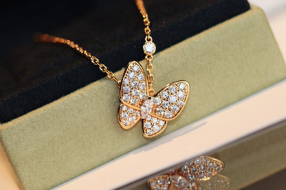 [Echo Fine ]BUTTERFLY DIAMOND NECKLACE