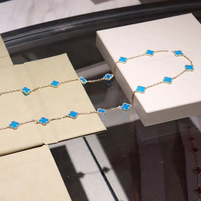 [Echo Fine ]CLOVER 20 MOTIFS TURQUOISE GOLD