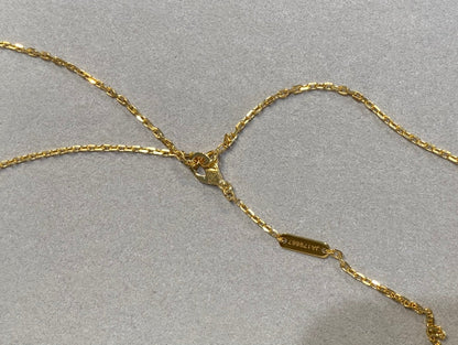[Echo Fine ]CLOVER 25MM NECKLACE GOLD CARNELIAN
