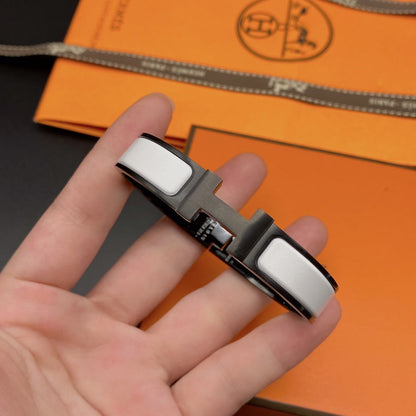 [Echo Fine ]H BRACELET 12MM BLACK WHITE CERAMIC