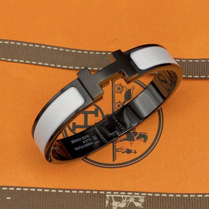 [Echo Fine ]H BRACELET 12MM BLACK WHITE CERAMIC