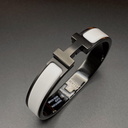 [Echo Fine ]H BRACELET 12MM BLACK WHITE CERAMIC