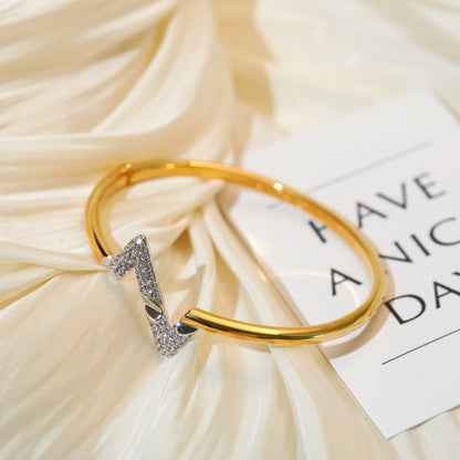 [Echo Fine ]VOLTE UPSITE DOWN GOLD DIAMOND BRACELET