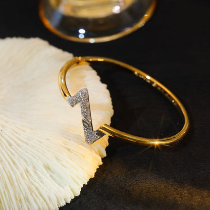 [Echo Fine ]VOLTE UPSITE DOWN GOLD DIAMOND BRACELET