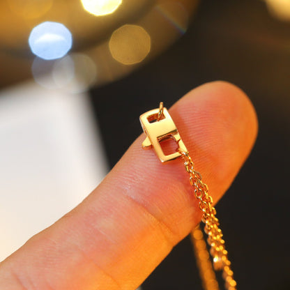 [Echo Fine ]STAR AND SUN DIAMOND PINK GOLD NECKLACE