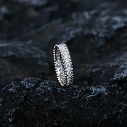 [Echo Fine ]PERLEE DIAMOND SILVER RING