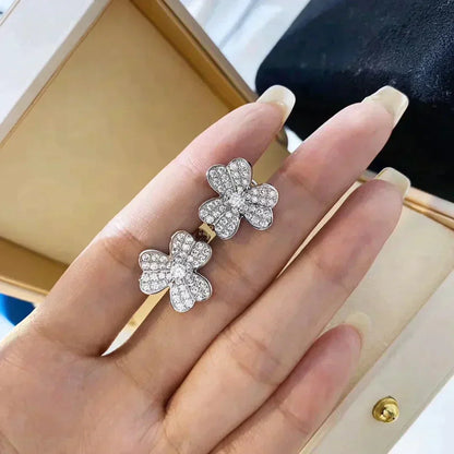 [Echo Fine ]CLOVER COMOS DIAMOND EARRINGS SILVER
