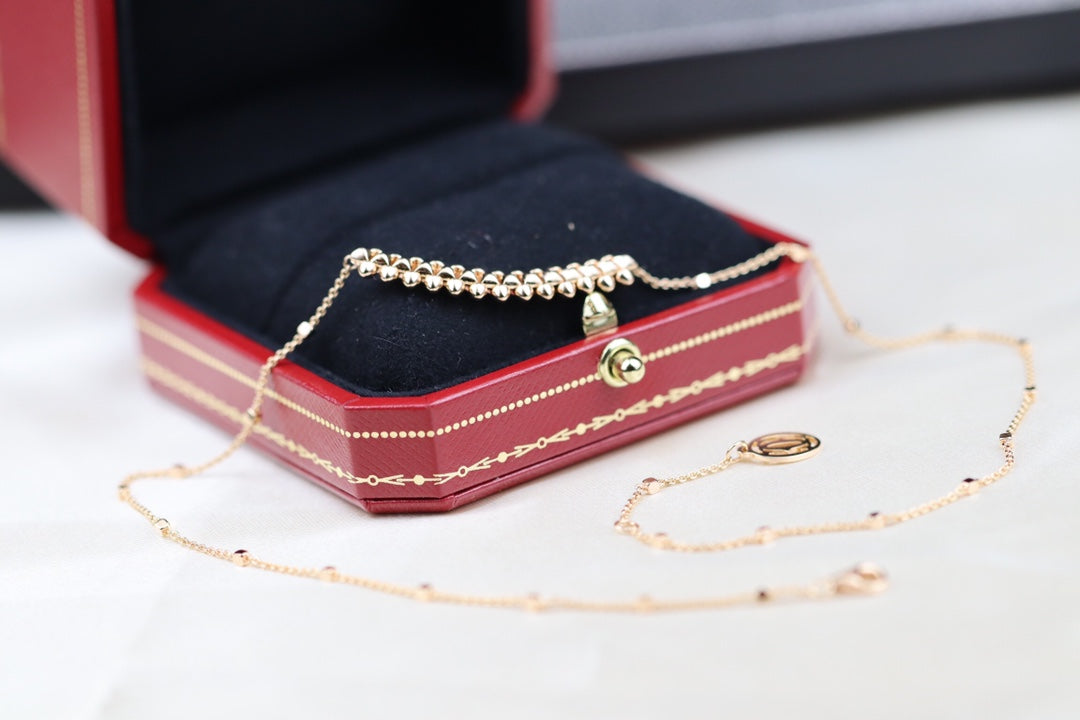 [Echo Fine ]CLASH PINK GOLD NECKLACE