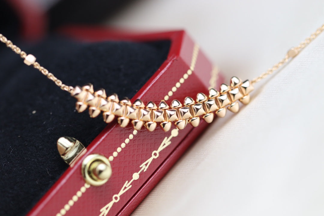 [Echo Fine ]CLASH PINK GOLD NECKLACE