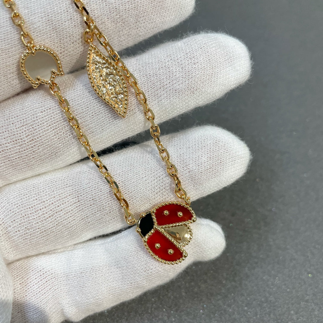 [Echo Fine ]LUCKY SPRING 15 MOTIFS GOLD NECKLACE