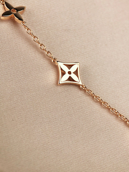 [Echo Fine ]STAR AND SUN 7 MOTIFS GOLD BRACELET