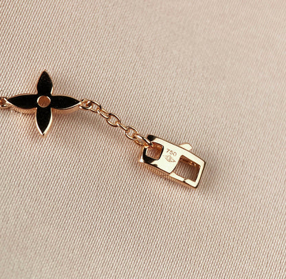[Echo Fine ]STAR AND SUN 7 MOTIFS GOLD BRACELET