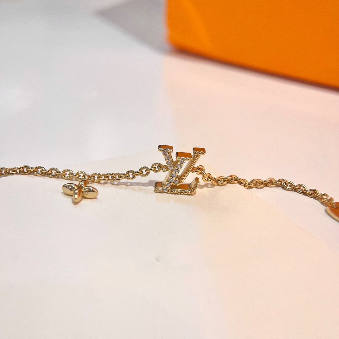 [Echo Fine ]LOGO STAR MOTIF GOLD BRACELET