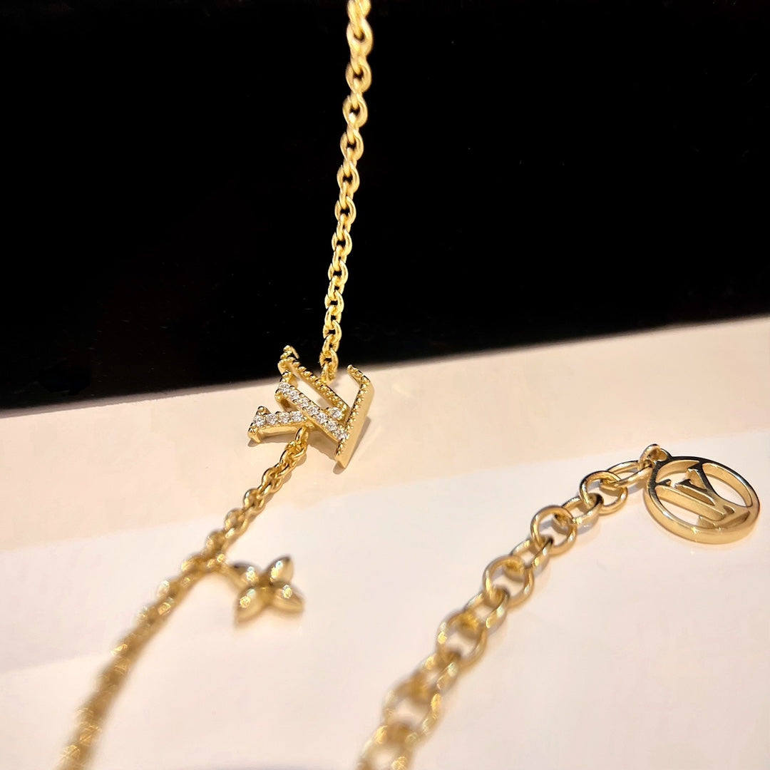 [Echo Fine ]LOGO STAR MOTIF GOLD BRACELET