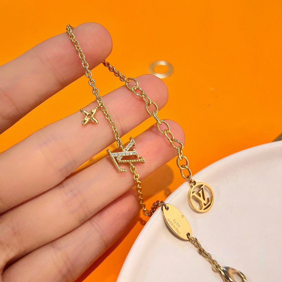 [Echo Fine ]LOGO STAR MOTIF GOLD BRACELET