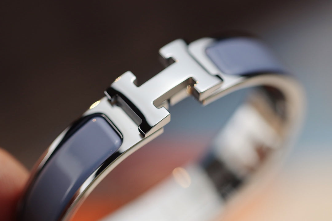 [Echo Fine ]H BRACELET 12MM BLUE GRAY