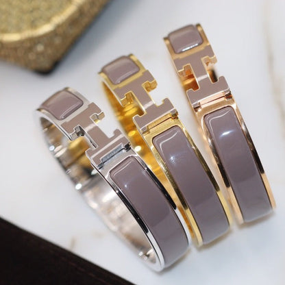 [Echo Fine ]H BRACELET 12MM BROWN