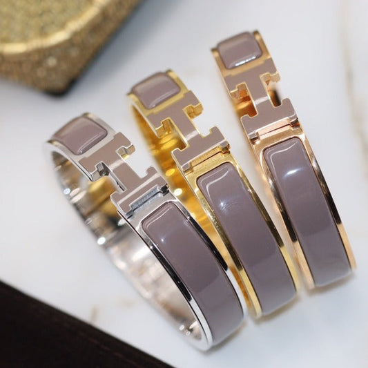[Echo Fine ]H BRACELET 12MM BROWN