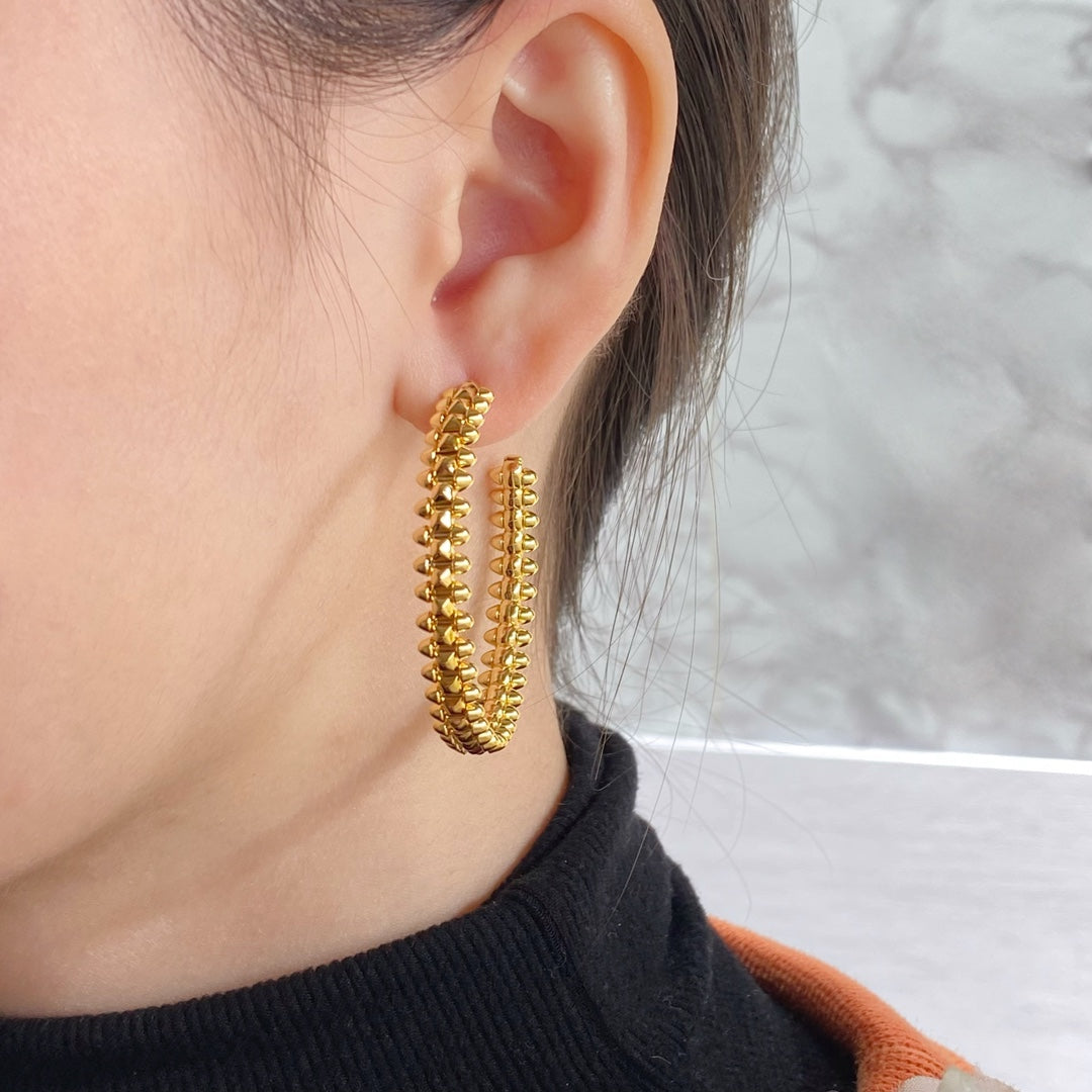 [Echo Fine ]CLASH HOOP EARRINGS
