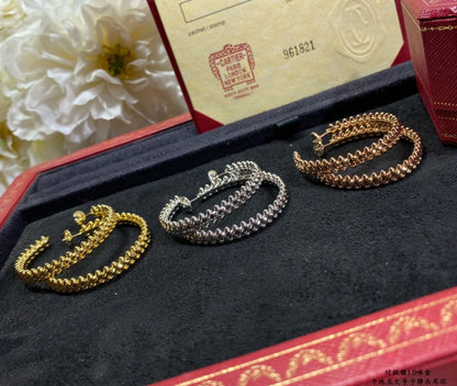 [Echo Fine ]CLASH LARGE HOOP EARRINGS