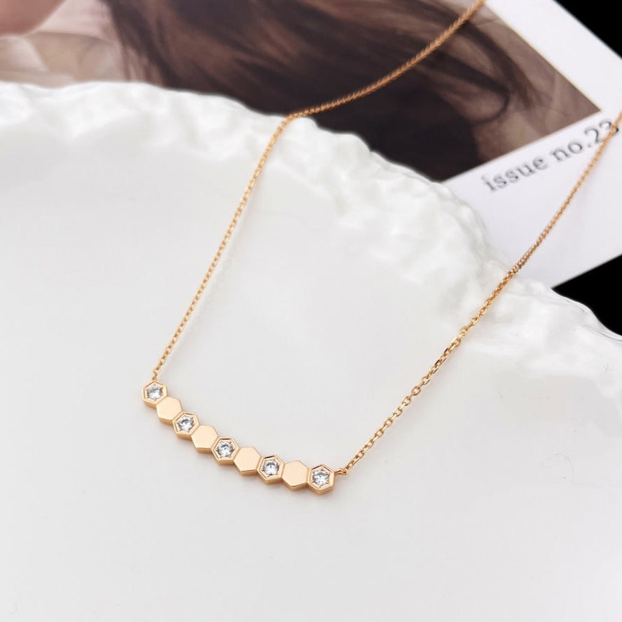 [Echo Fine ]BEE MY LOVE DIAMOND NECKLACE