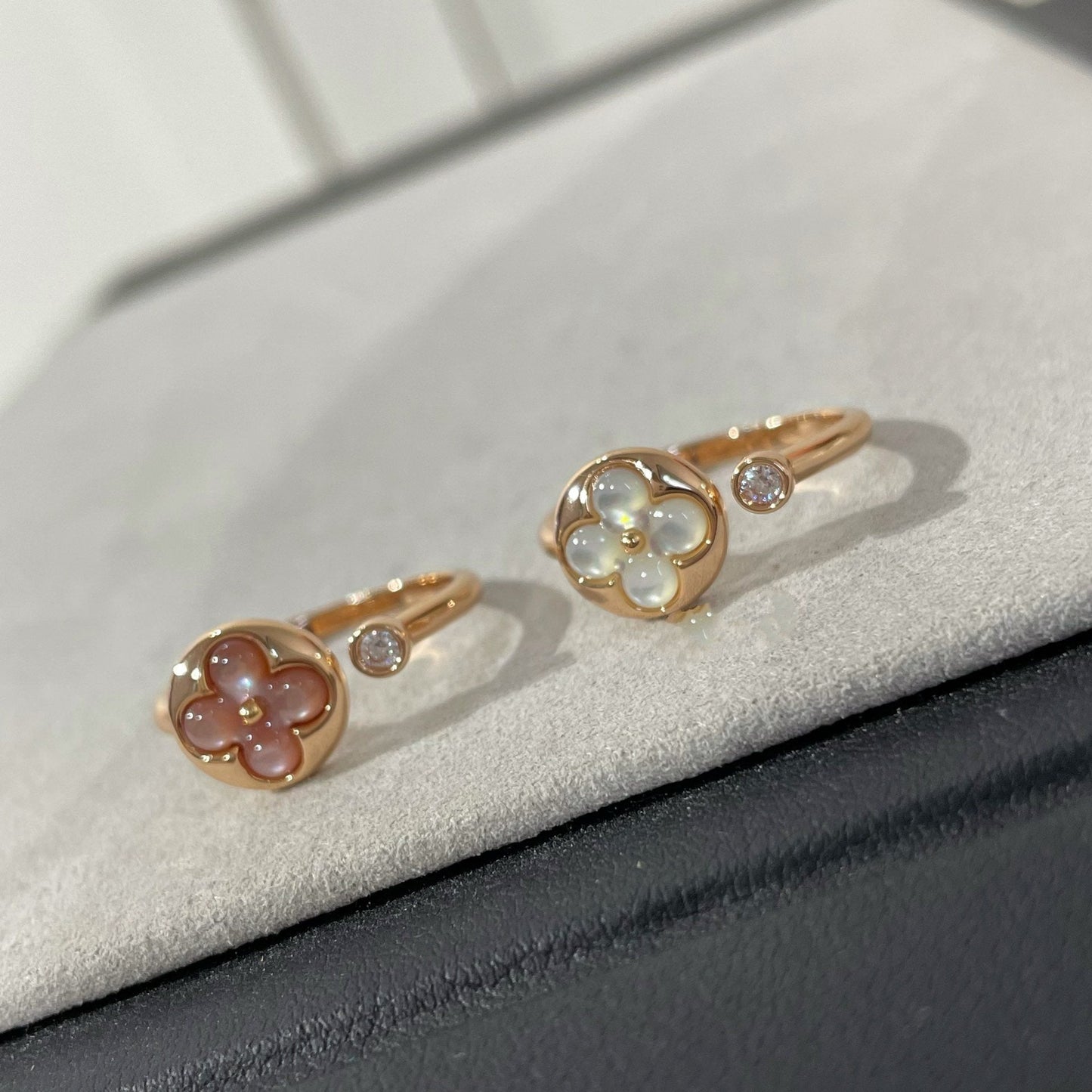 [Echo Fine ]SUN 1 DIAMOND PINK MOP RING